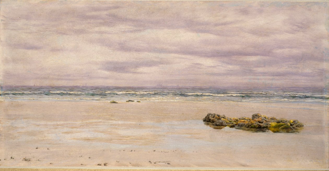 Kennack Sands, Cornwall, bei Ebbe, 1877 von John Brett