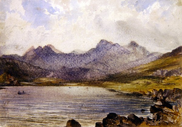 In der Nähe von Llyn Crafrant, Wales von John Brett