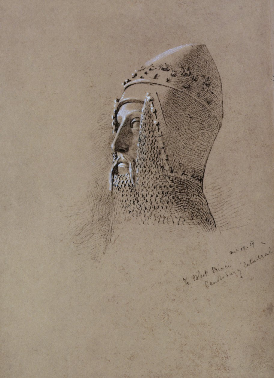 Der Schwarze Prinz (1330-76), 13. Dezember 1859 von John Brett
