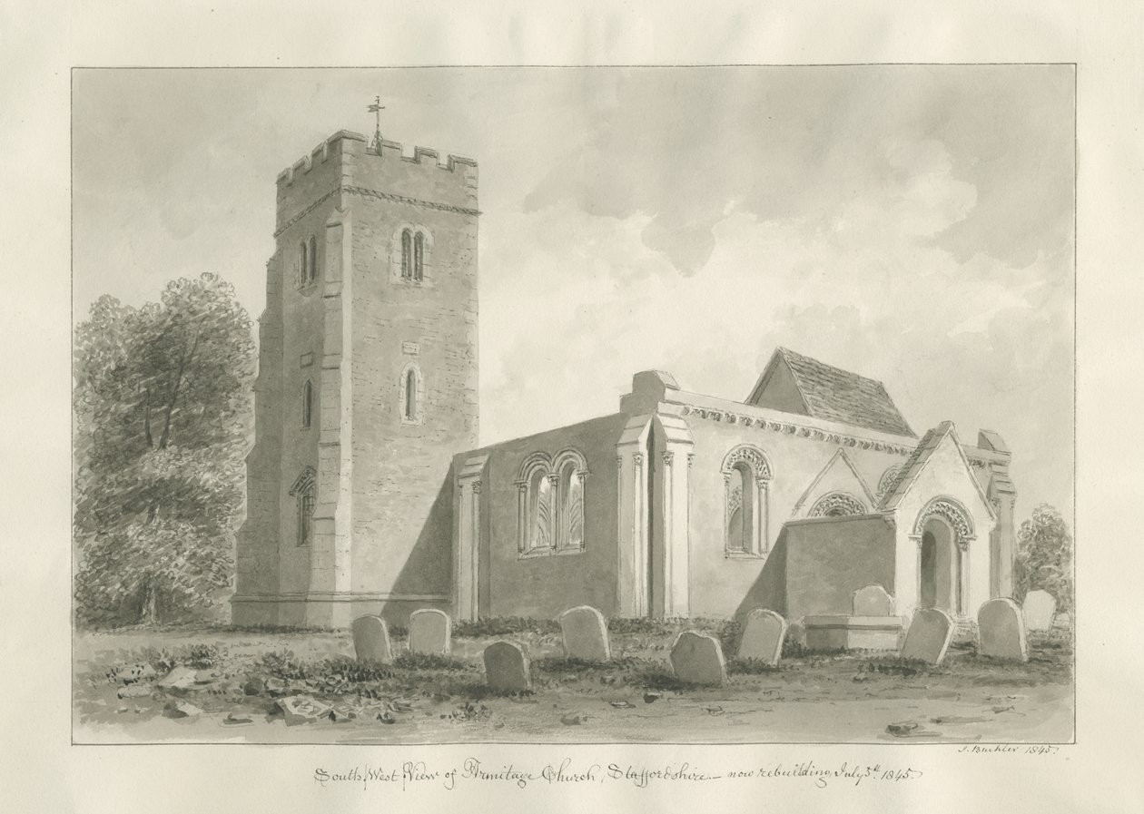 Armitage Kirche von John Buckler