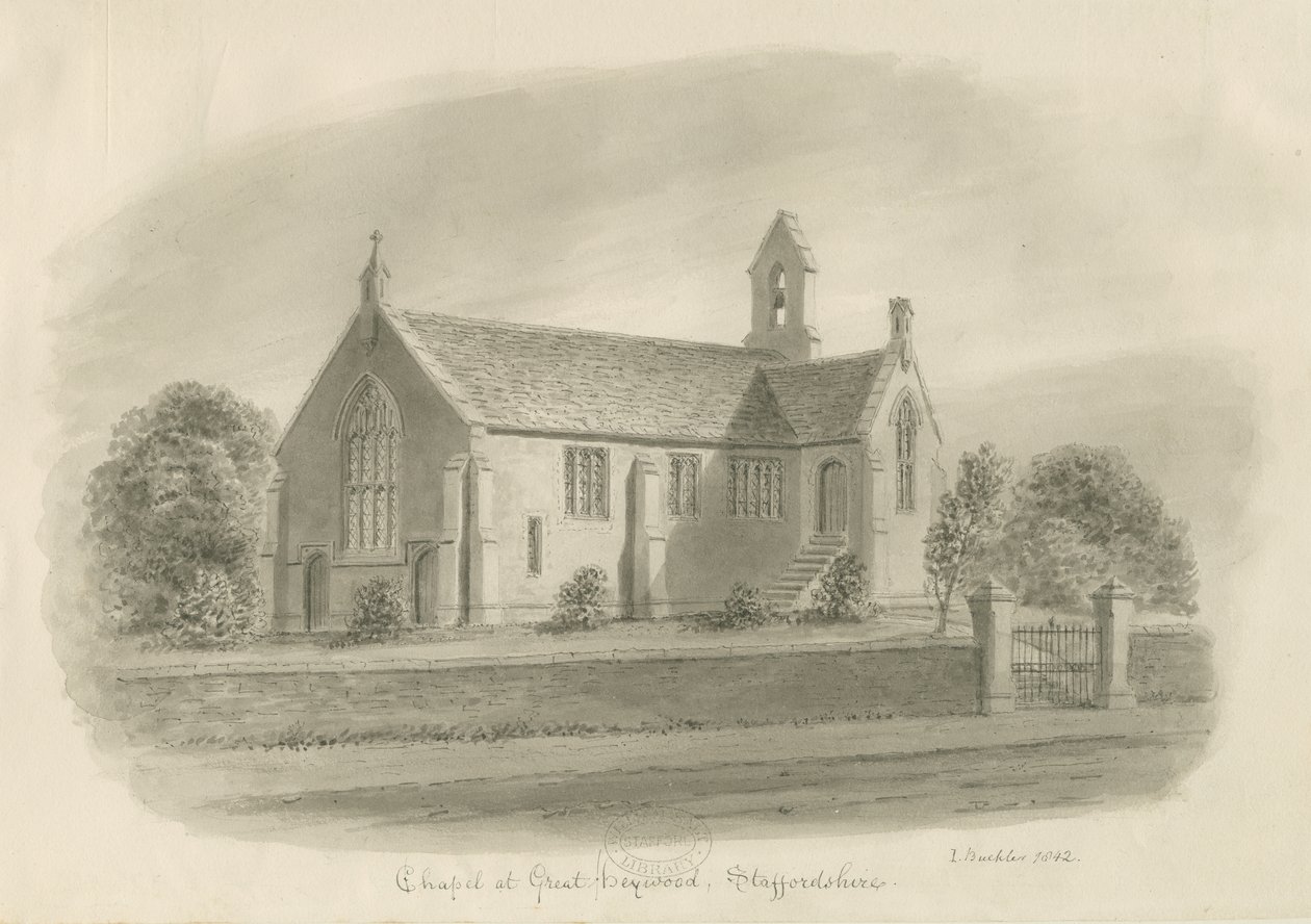 Great Haywood Kapelle von John Buckler