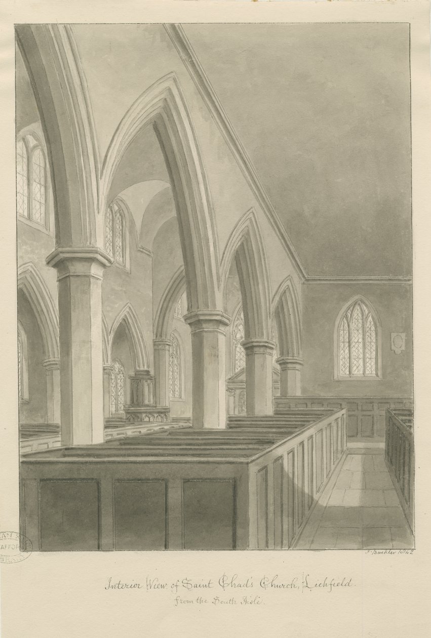 Lichfield - Innenraum der St. Chad