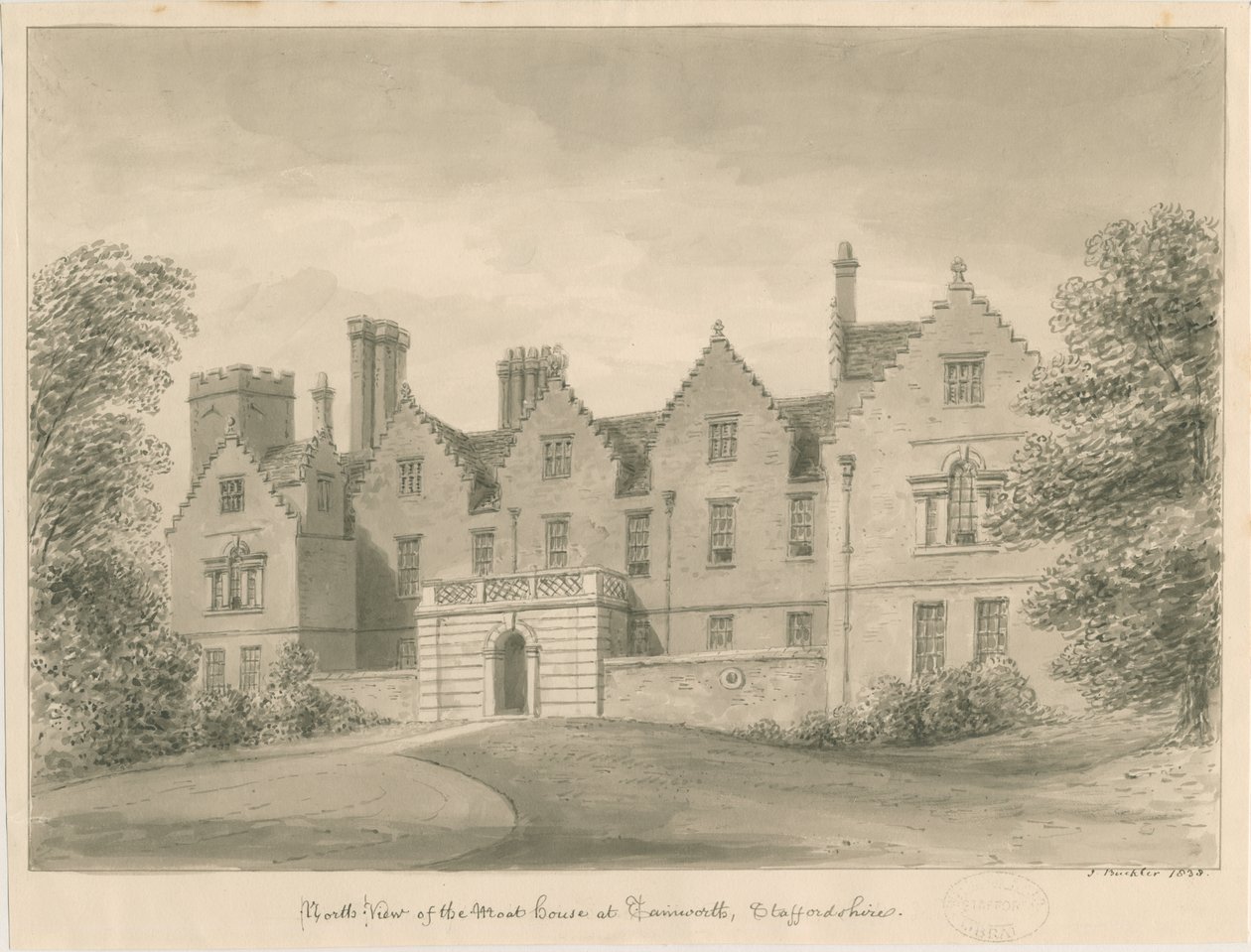 Tamworth - The Moat House von John Buckler