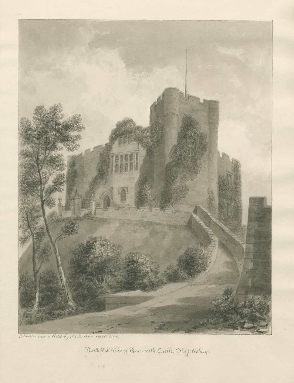 Tamworth Schloss von John Buckler