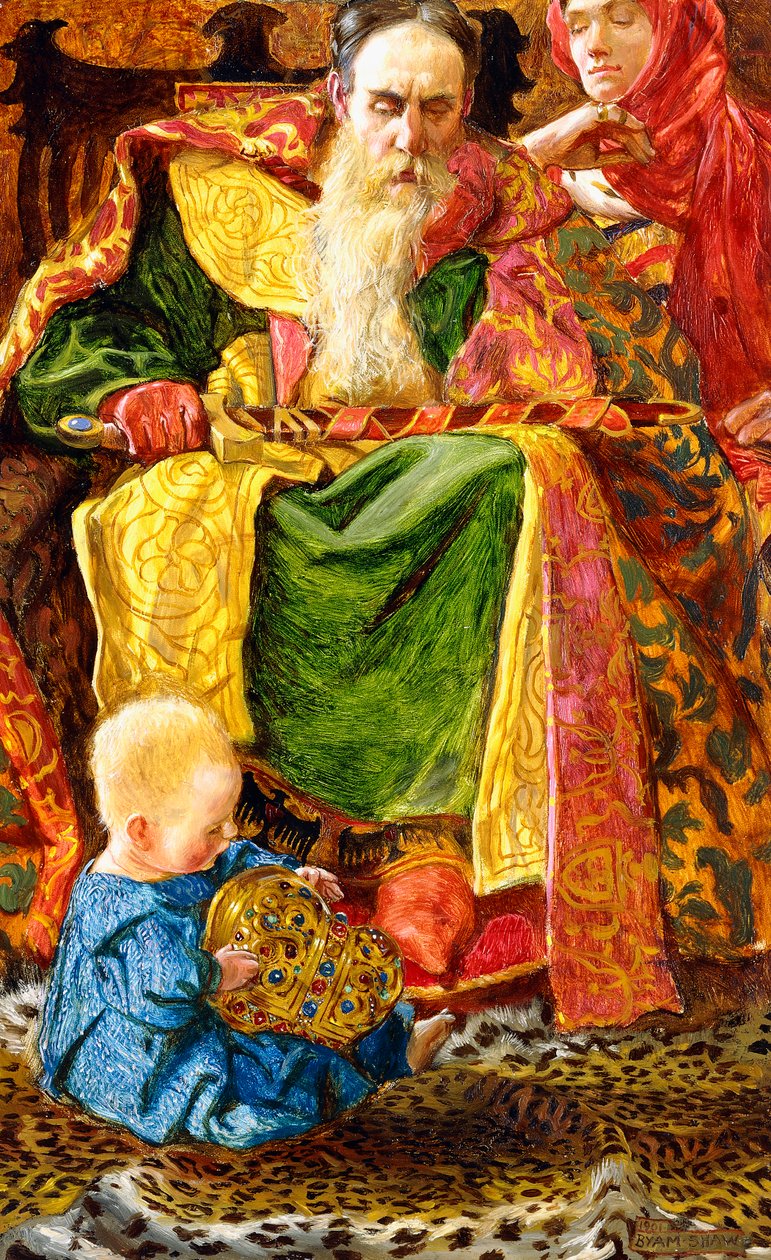 Und wer weiß, ob er ein weiser Mann oder ein Narr sein wird, 1901 von John Byam Liston Shaw