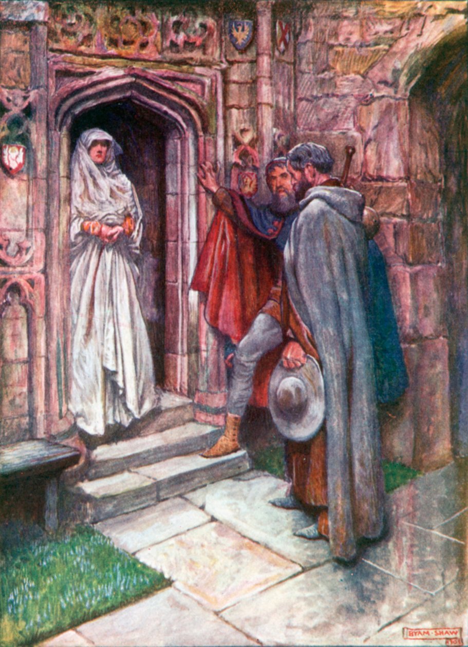 Christian vor Diskretion von John Byam Liston Shaw