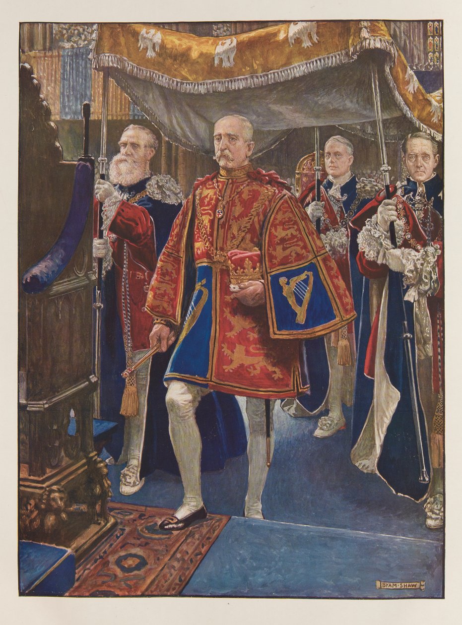 Krönung von König Edward VII. von John Byam Liston Shaw