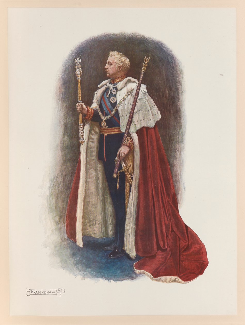 Krönung von König Edward VII. von John Byam Liston Shaw