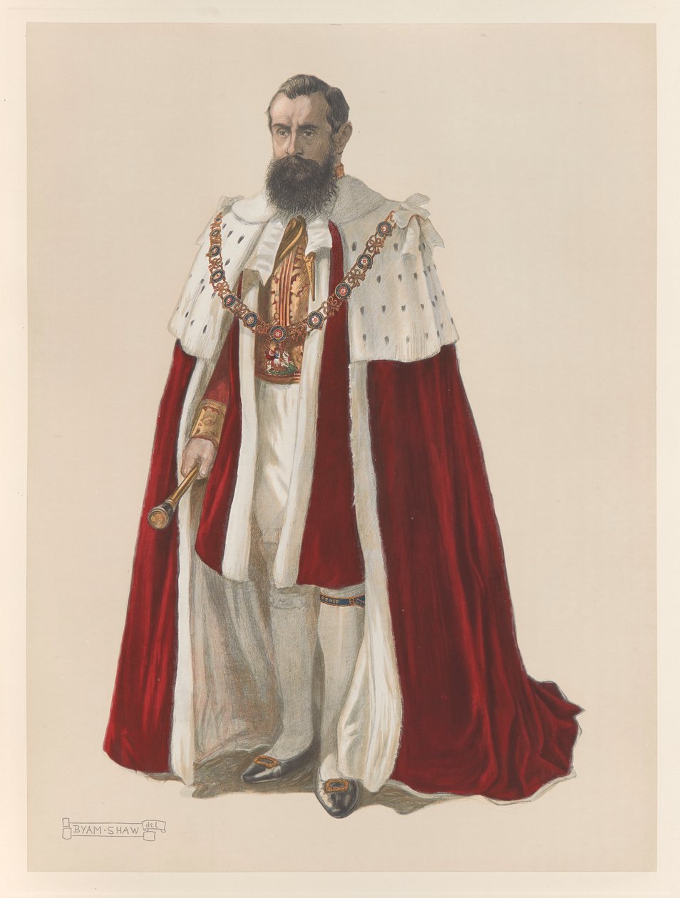 Krönung von König Edward VII. von John Byam Liston Shaw