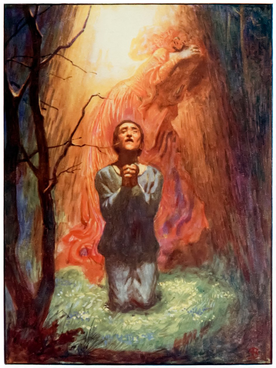 "Herr Standhaft" aus "Die Pilgerreise von dieser Welt zu der zukünftigen Welt" von John Bunyan von John Byam Liston Shaw