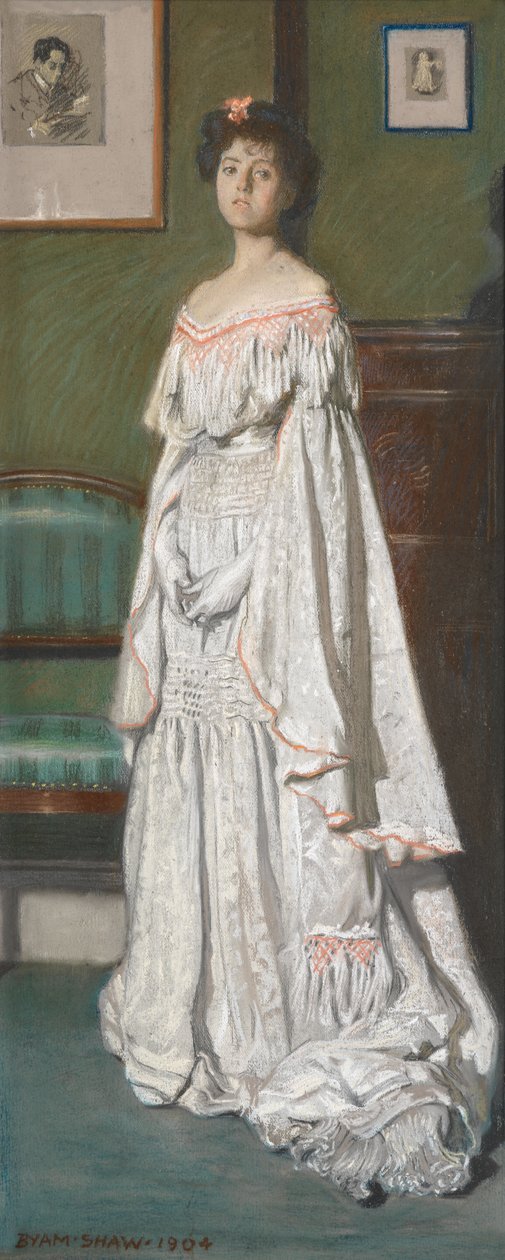 Mrs Paul Konody [Isabel Codrington] von John Byam Liston Shaw