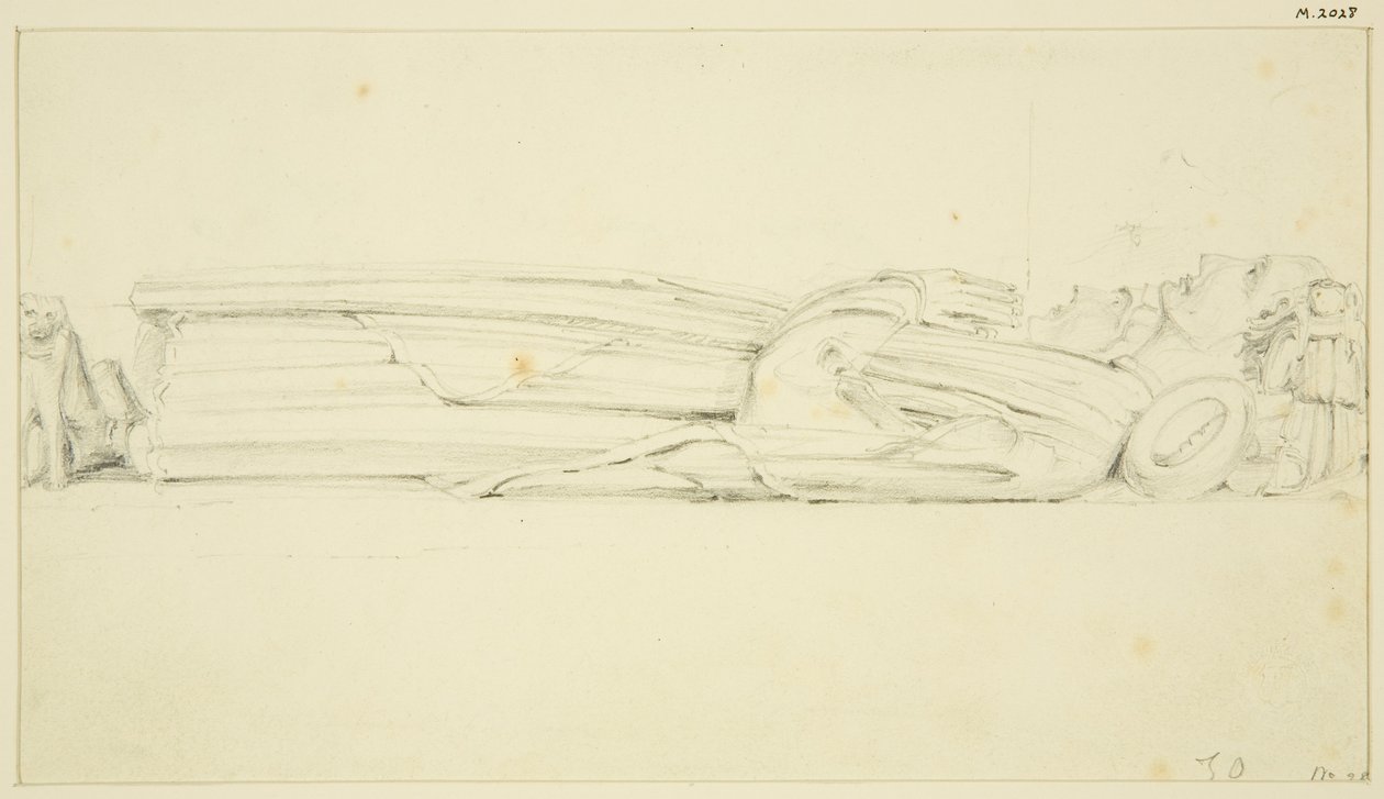 Effigie von William Canynges in der St. Mary Redcliffe (und die andere Effigie auf der Rückseite) von John Carter