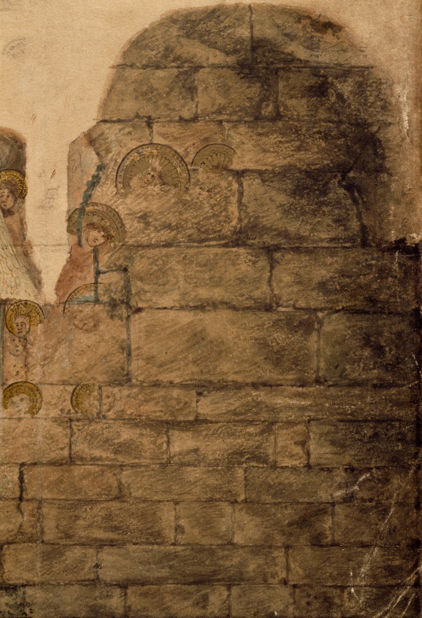 Studie der Wandmalereien im Kapitelhaus von John Carter