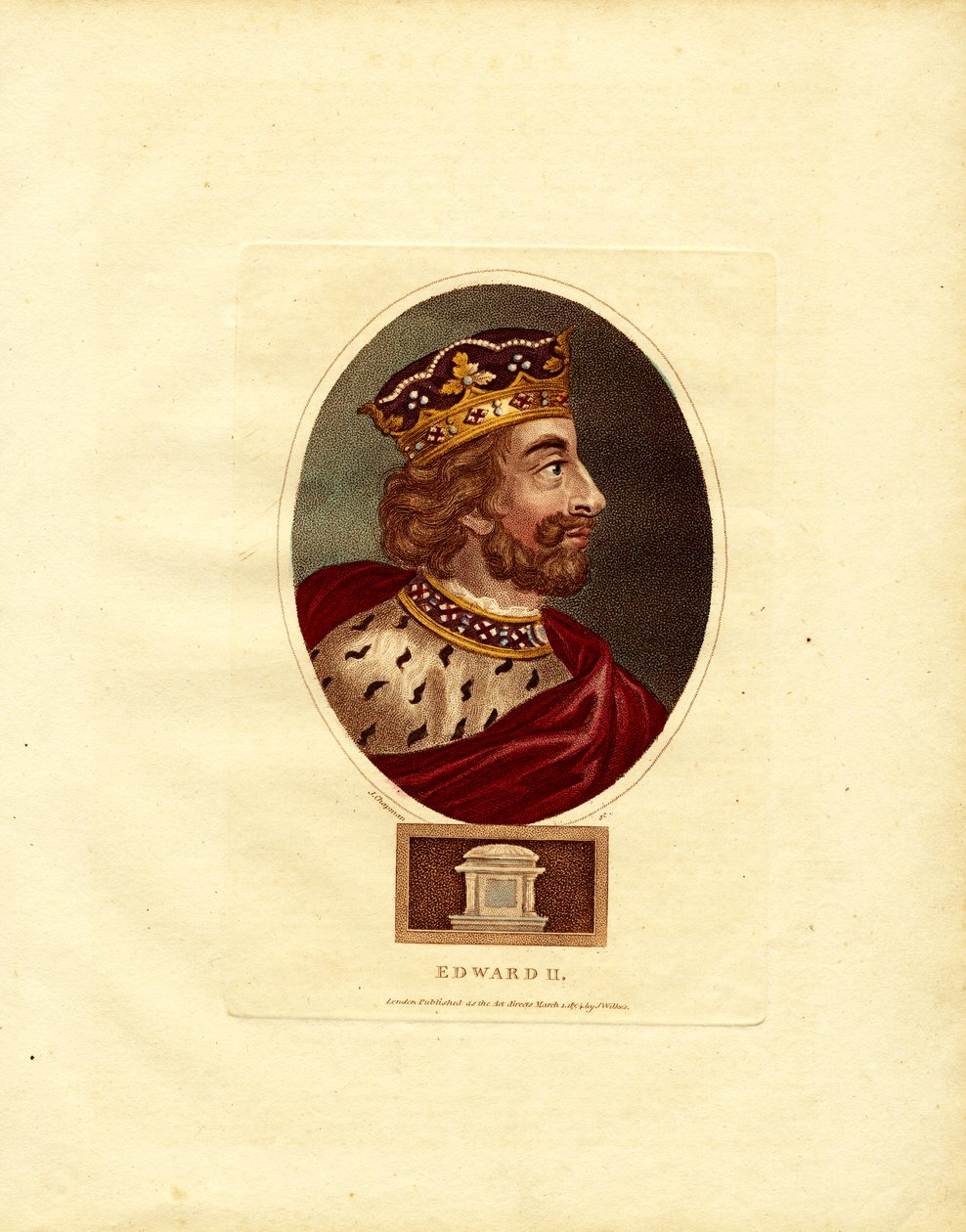 Porträt von Edward II. von John Chapman