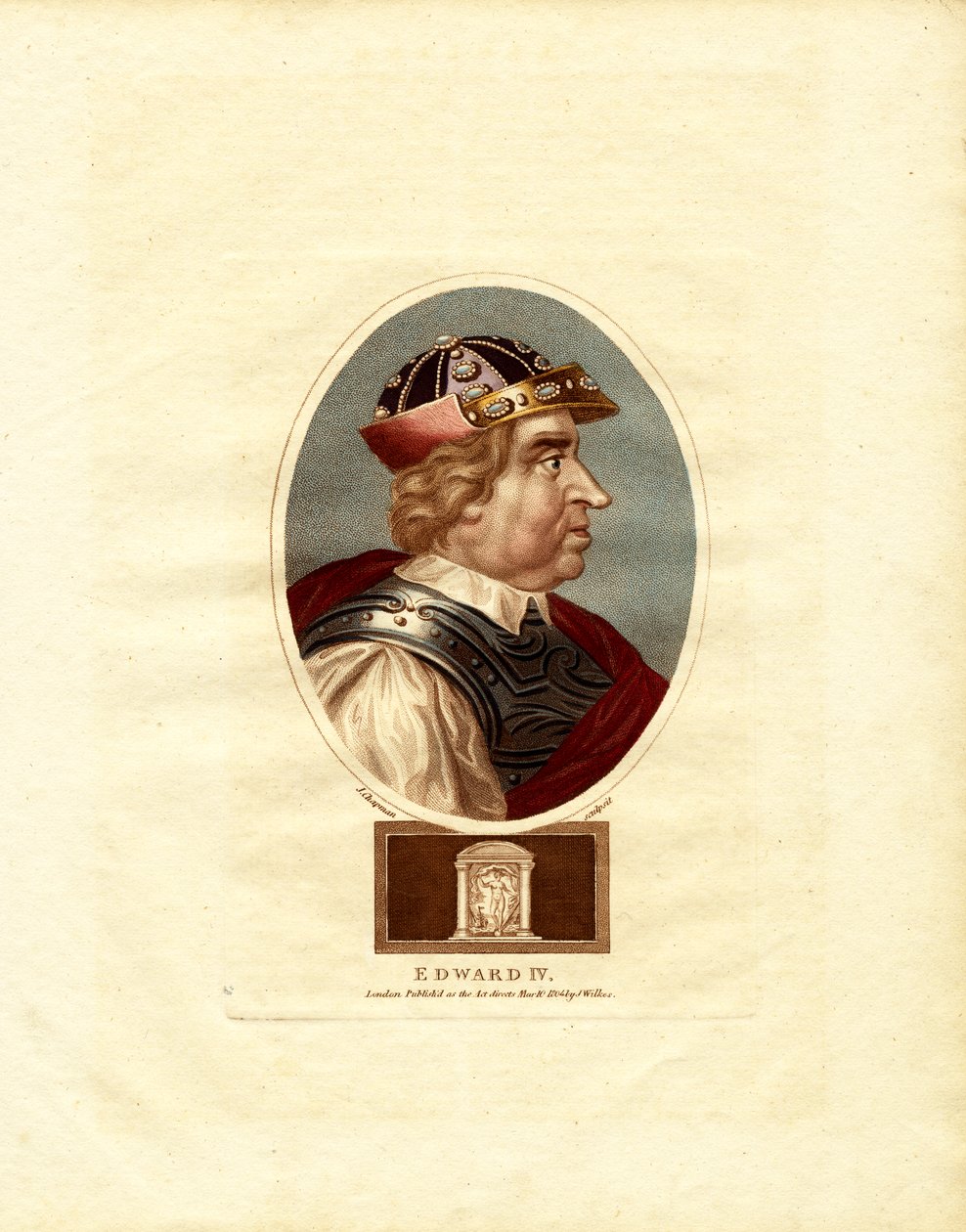 Porträt von Eduard IV. von England von John Chapman