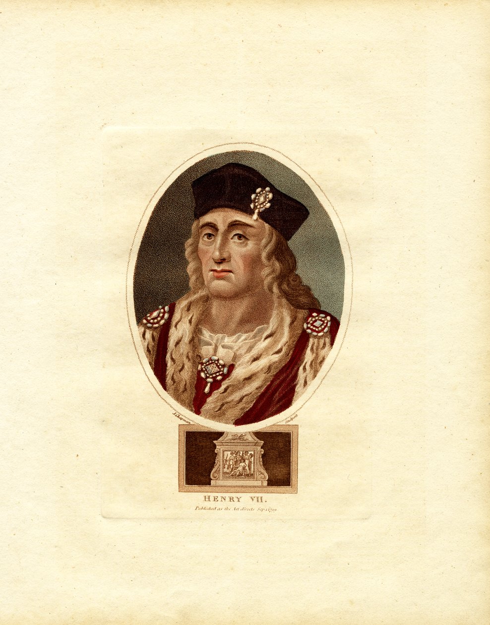 Porträt von Heinrich VII. von England von John Chapman
