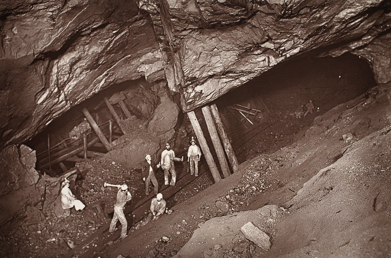 Die 70 Tramstraße, East Pool Mine, Illustration aus 
