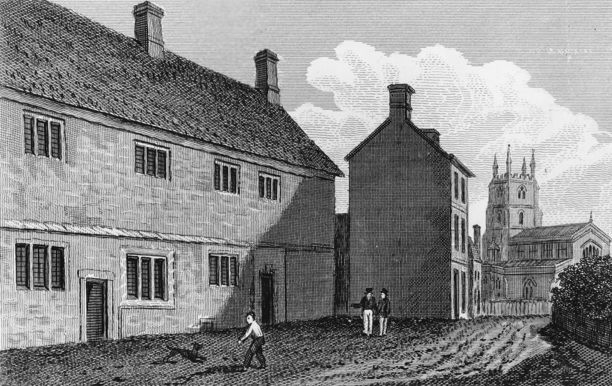 Grammar School in Chipping Norton, Oxfordshire von John Chessell Buckler