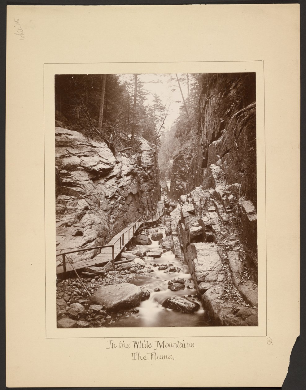 In den Weißen Bergen/Die Flume von John Coates Browne