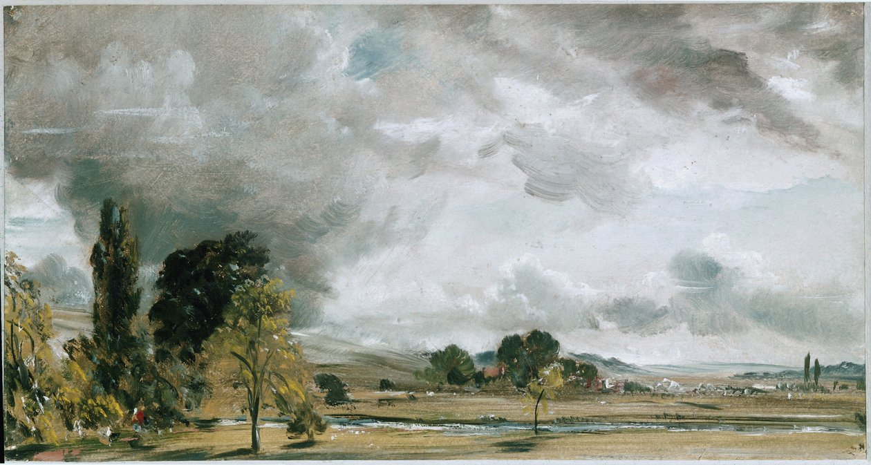 Ansicht von Salisbury, aus der Bibliothek von Archidiakon Fishers Haus von John Constable