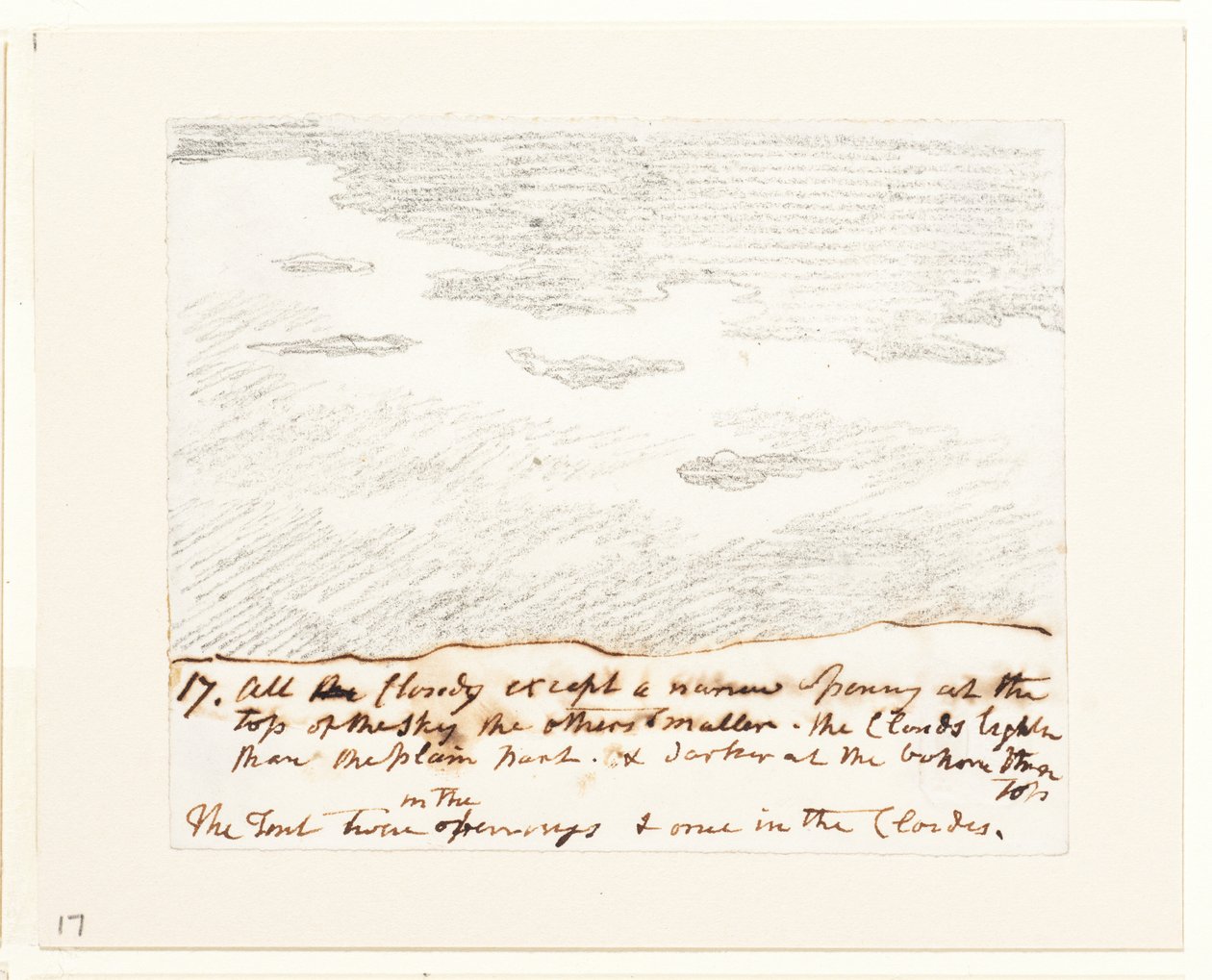 Wolkenstudie (nach Alexander Cozens