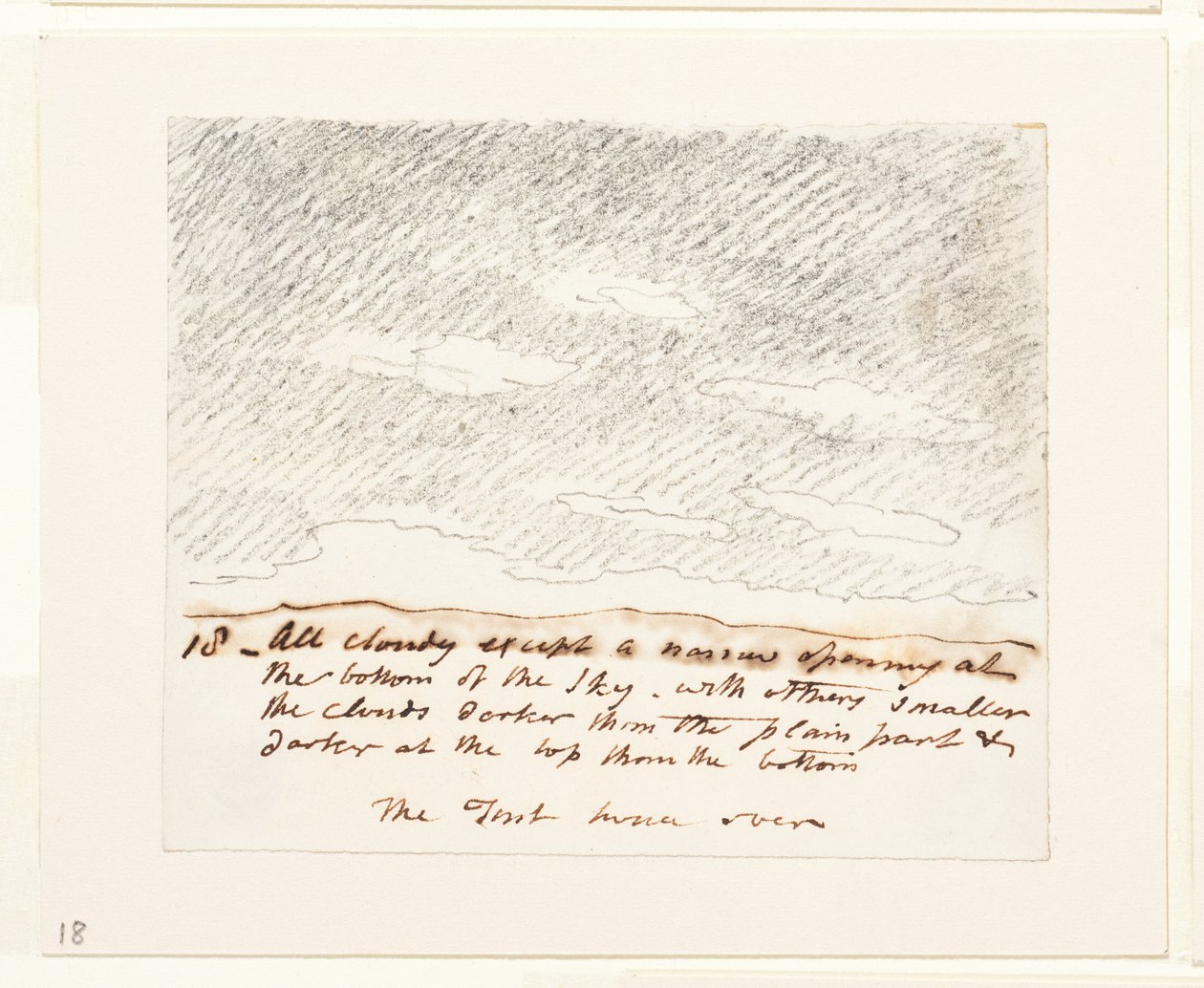 Wolkenstudie (nach Alexander Cozens