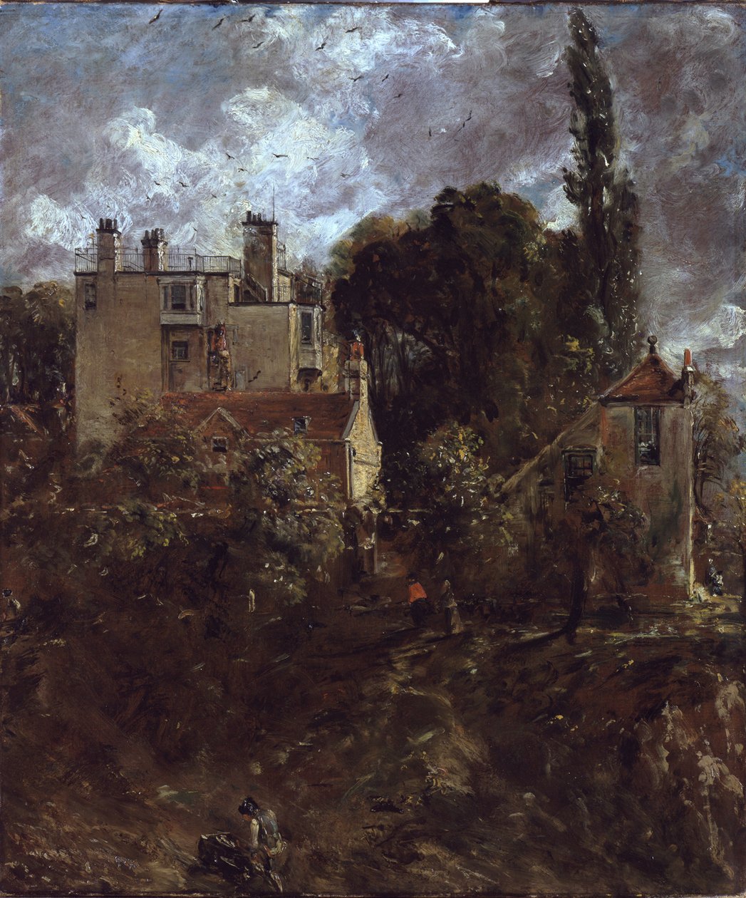 Das Haus des Admirals in Hampstead, genannt "The Grove" von John Constable