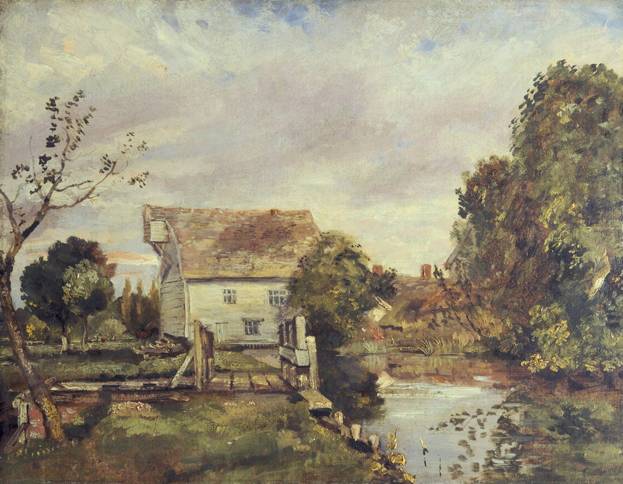 Mühle am Fluss Stour von John Constable