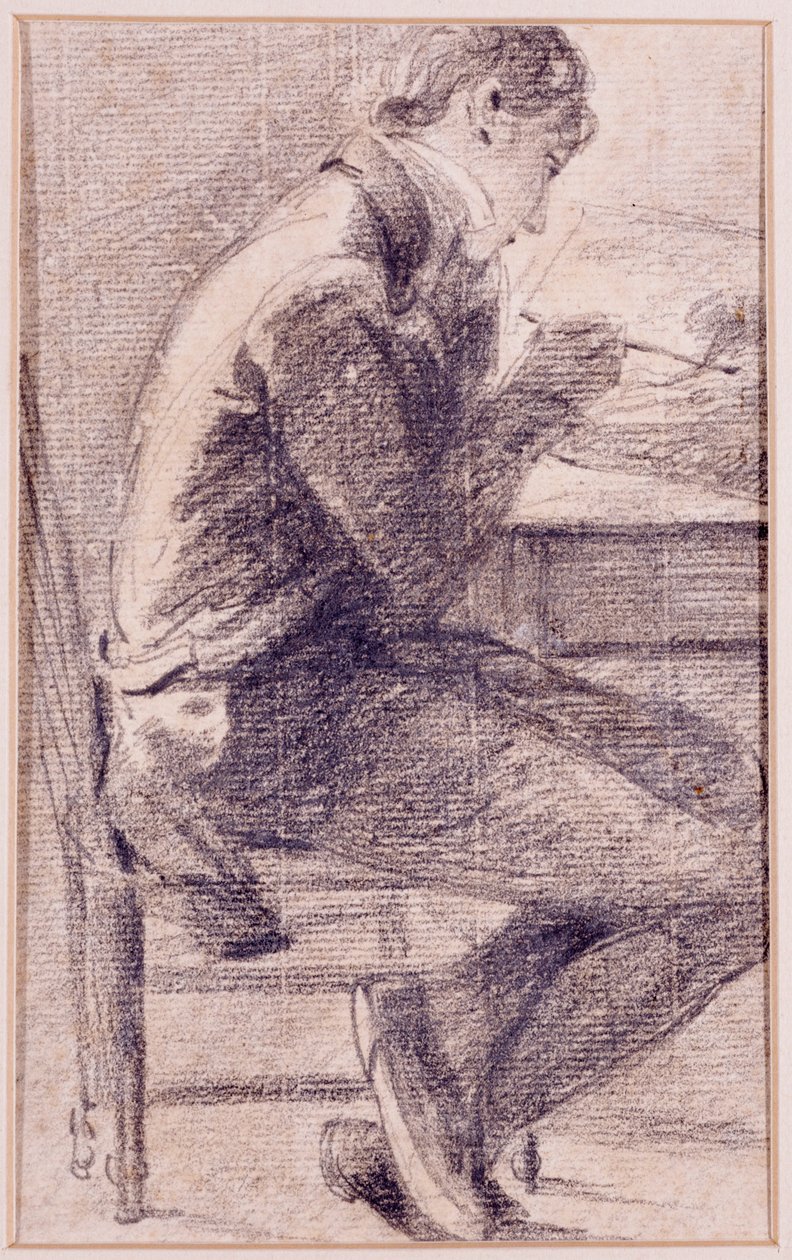 Porträt eines Künstlers beim Skizzieren, 1801 von John Constable