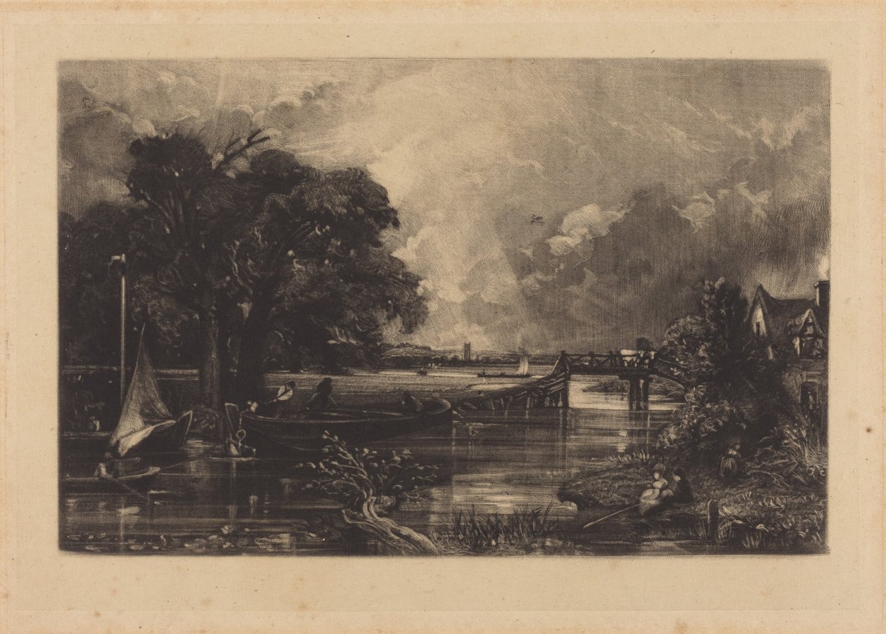 Fluss Stour von John Constable