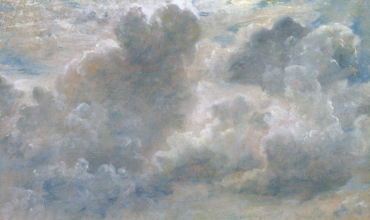Studie von Kumuluswolken, 1822 von John Constable