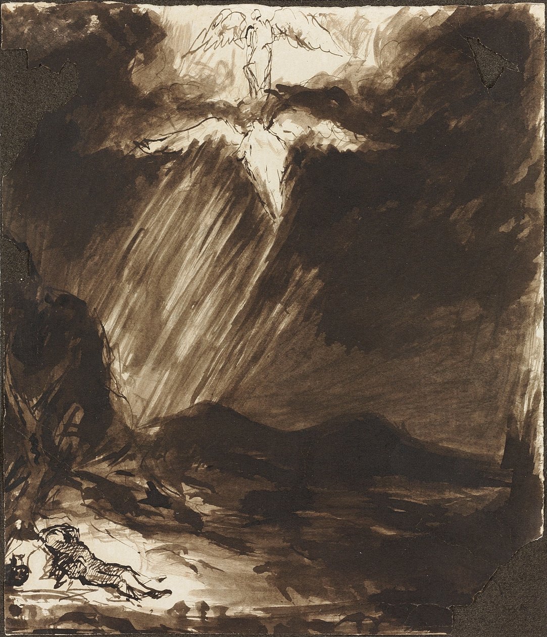 Studie von Jakobs Traum, nach Aert de Gelder von John Constable
