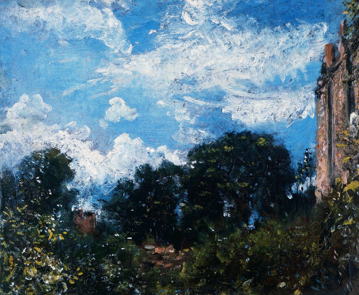 Studie von Himmel und Bäumen von John Constable