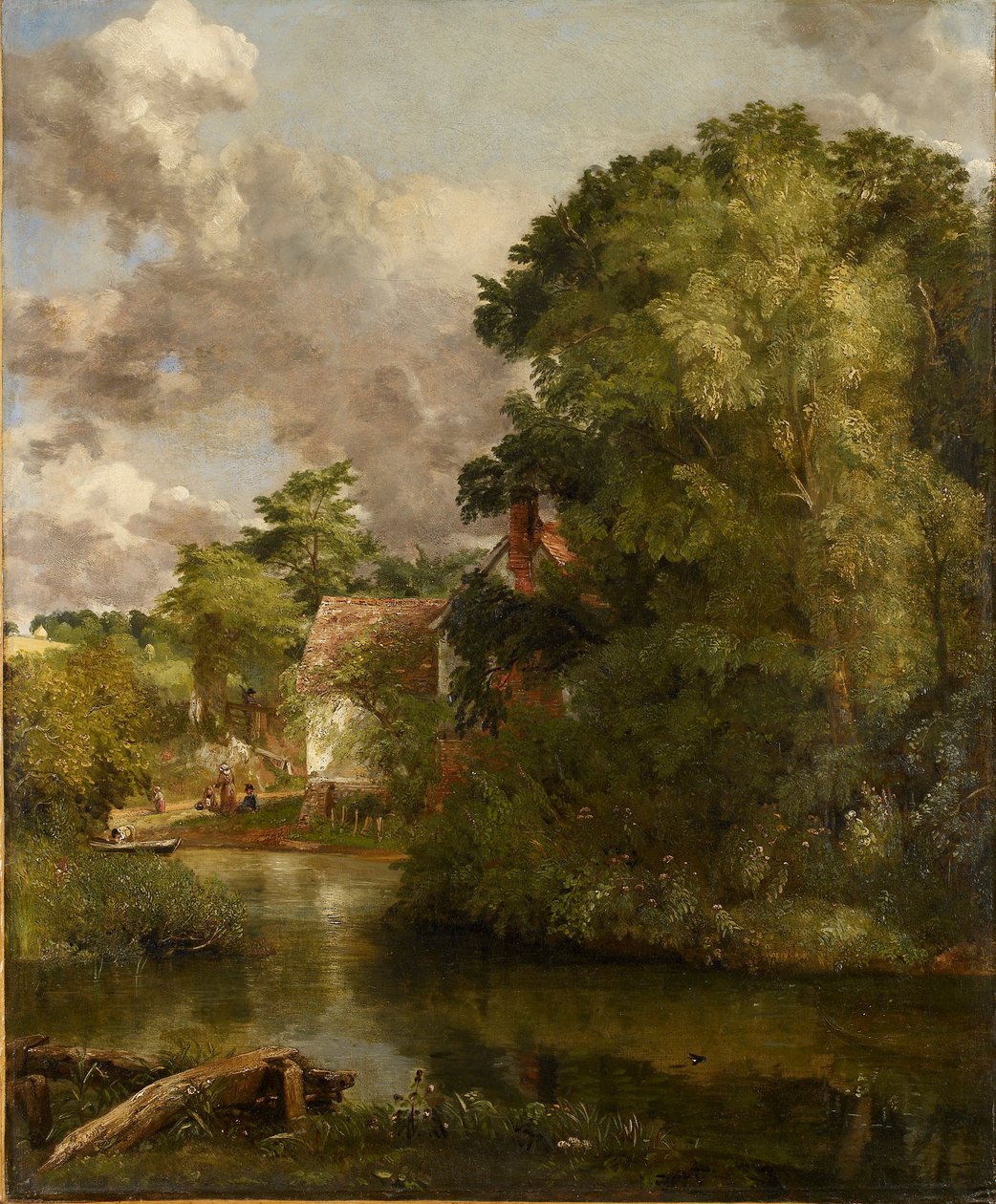 Willy Lotts Haus vom Stour Das Tal Bauernhof, ca. 1816-1818 von John Constable