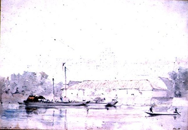 Schloss Windsor vom Fluss aus, 1802 von John Constable