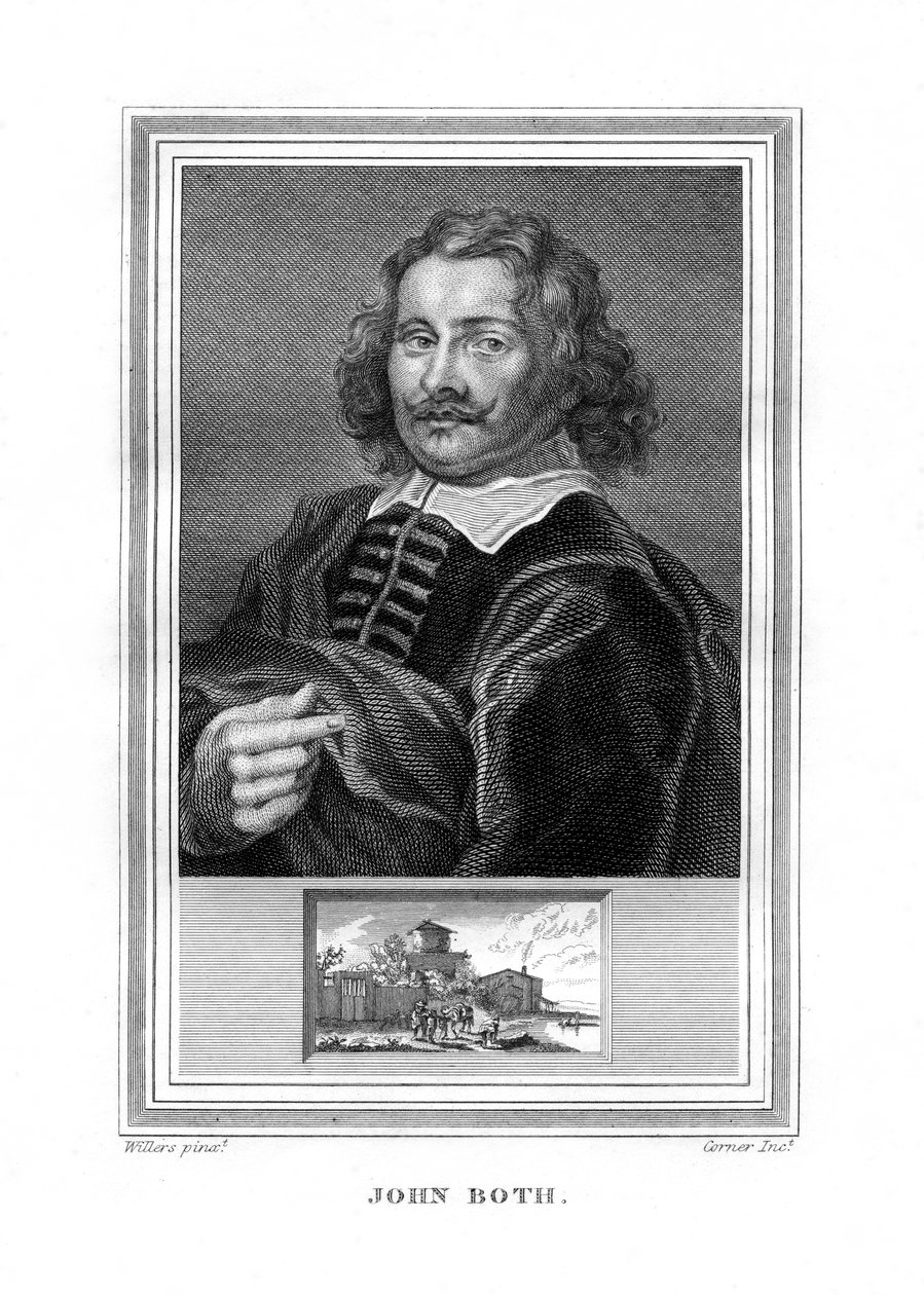 Jan Dirksz Both, niederländischer Maler der Barockzeit, 1825 von John Corner