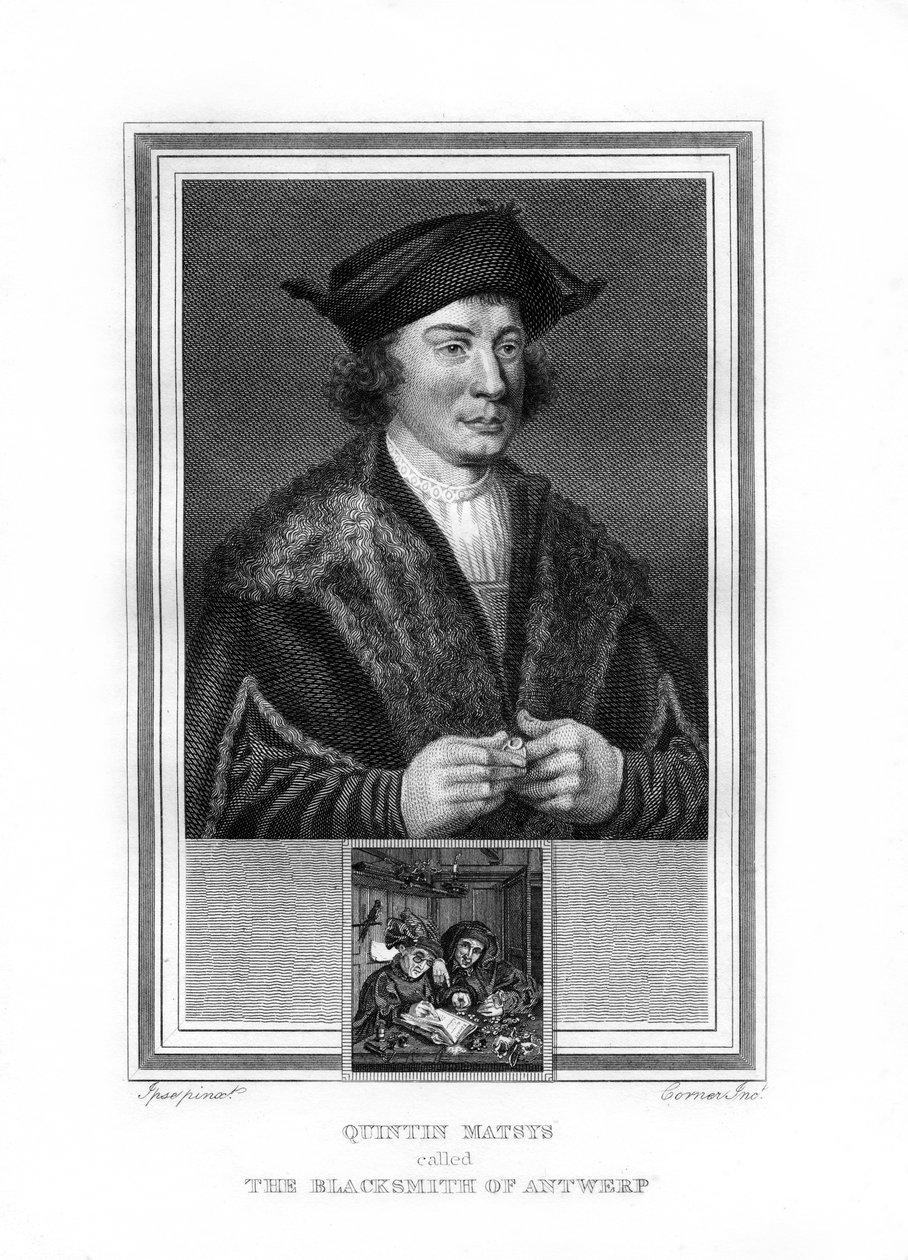 Quentin Matsys, Maler in der flämischen Tradition, 1825 von John Corner