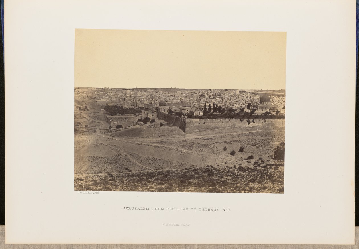 Jerusalem von der Straße nach Bethanien, Nr. 1 von John Cramb