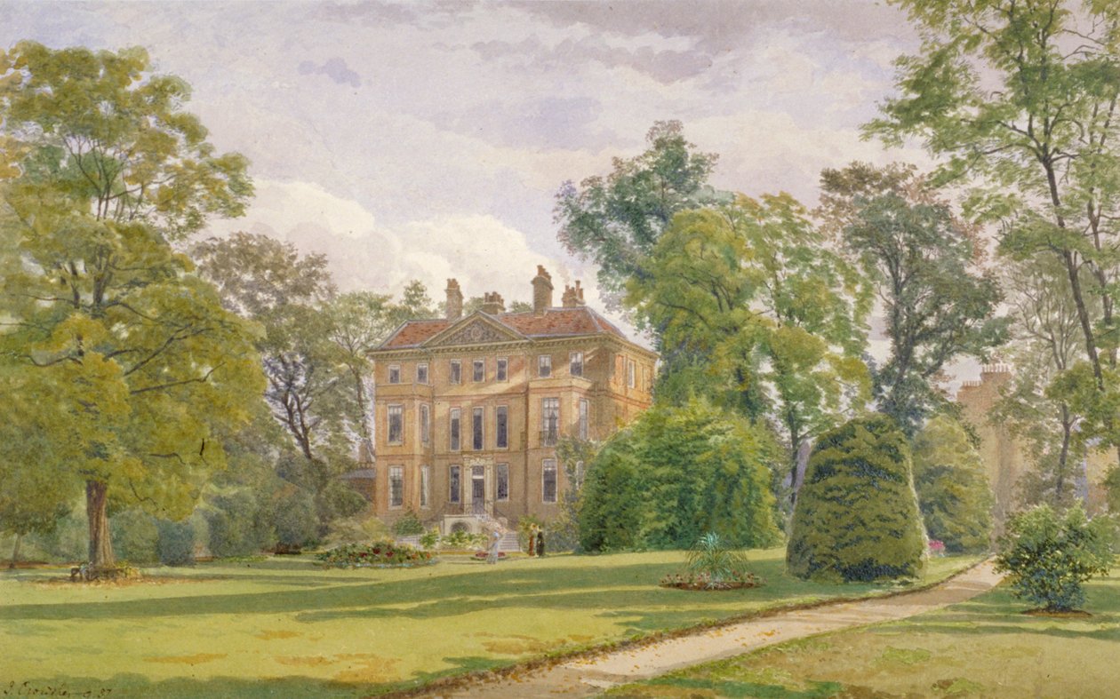 Gartenfront des Wandsworth Manor House, St John