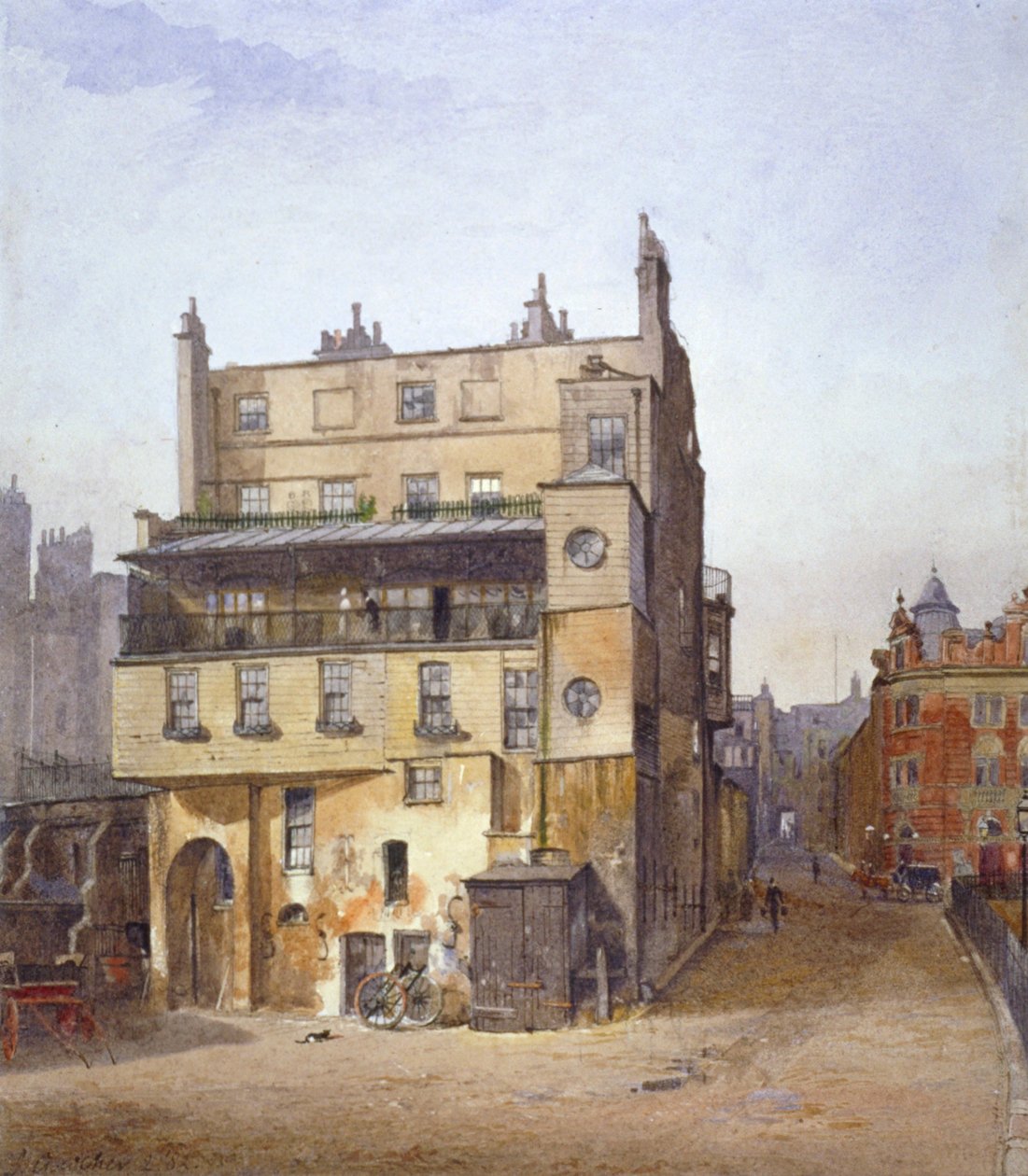 Ansicht eines Hauses, Cecil Street, Westminster, London, 1882 von John Crowther