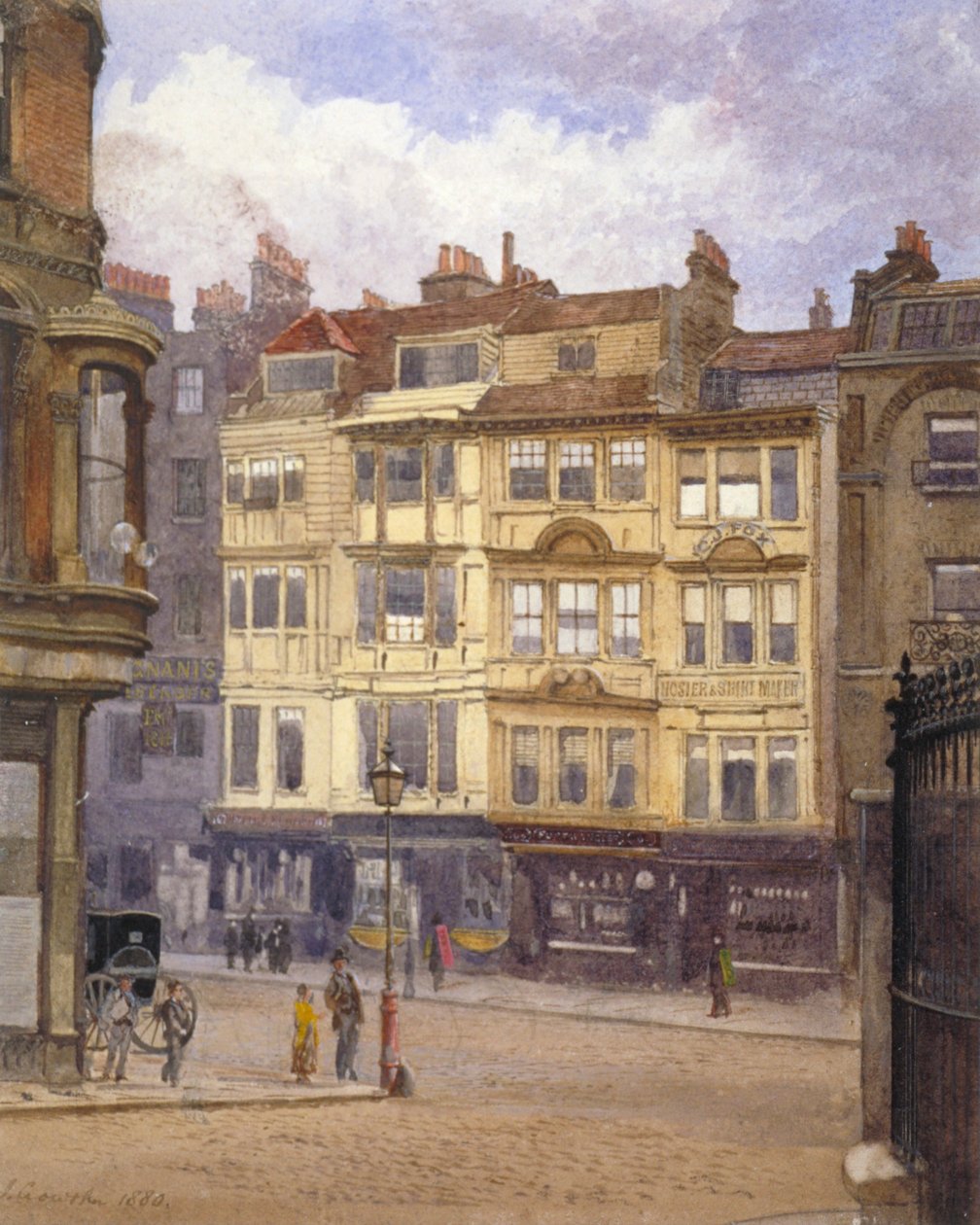 Ansicht von Nr. 164-165 Strand, Westminster, London, 1880 von John Crowther