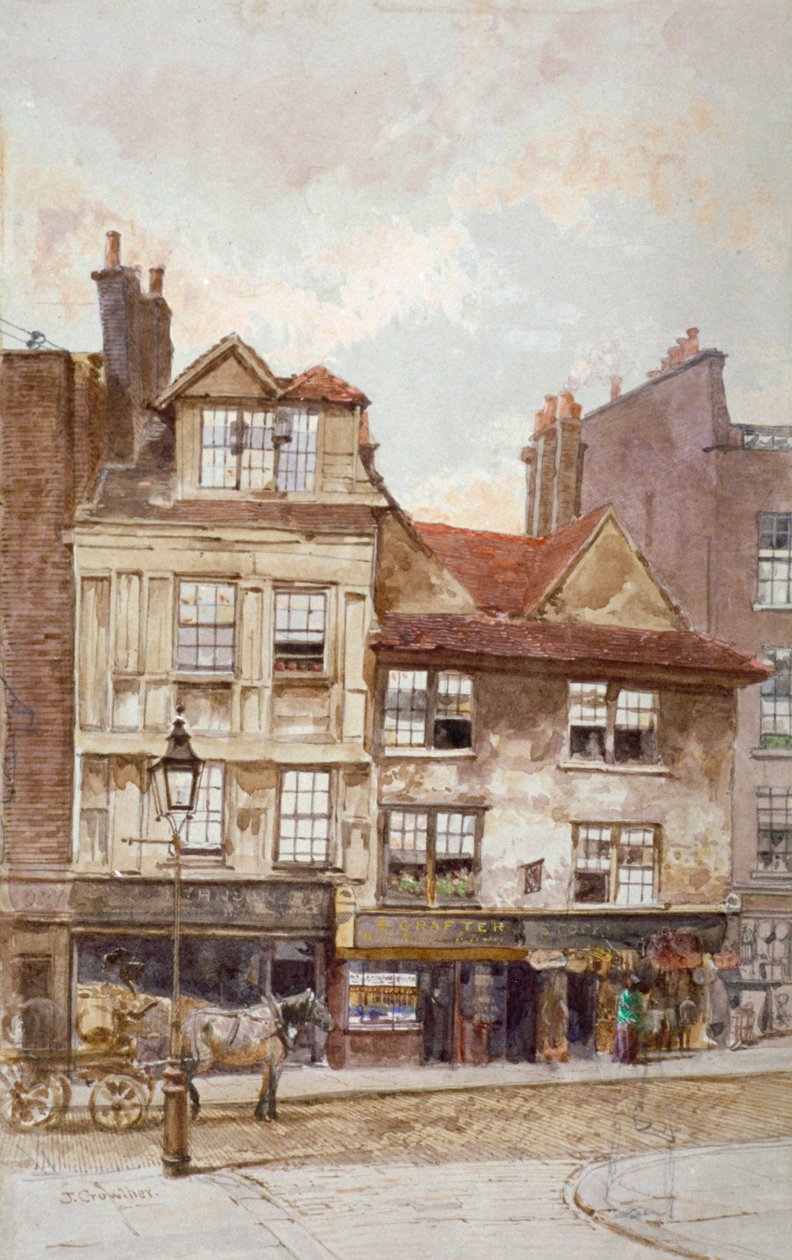 Ansicht von Nr. 87-89 Drury Lane, Westminster, London von John Crowther