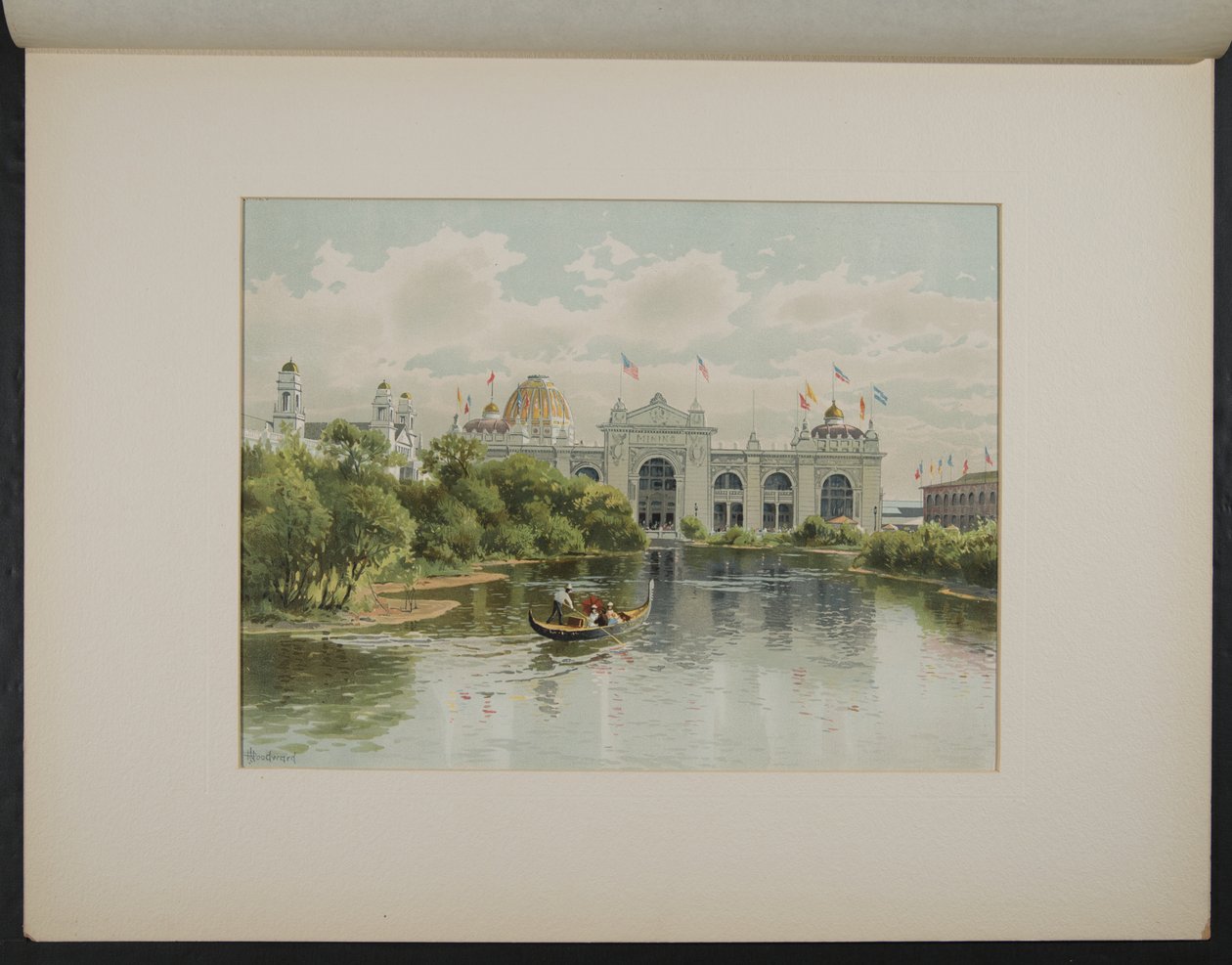 Die Halle der Minen von der Westlagune von John Douglas Woodward