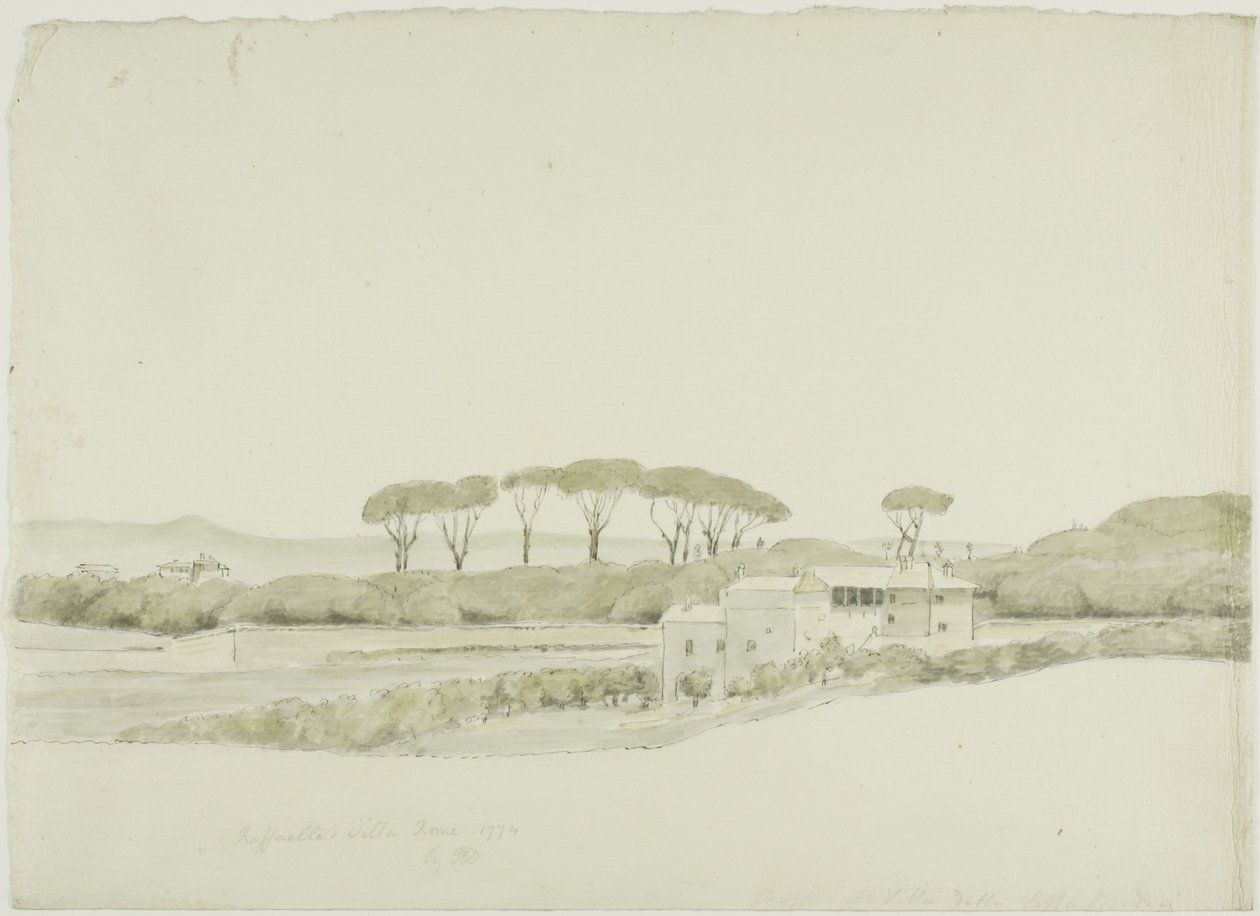 Raffaelles Villa Medici, Rom von John Downman