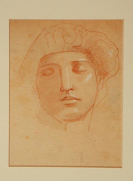 Kopf eines keltischen Gottes von John Duncan