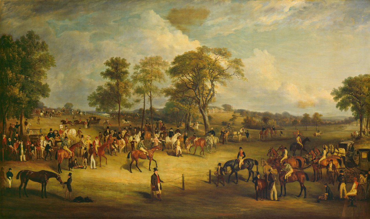 Heaton Park Rennen von John E. Ferneley