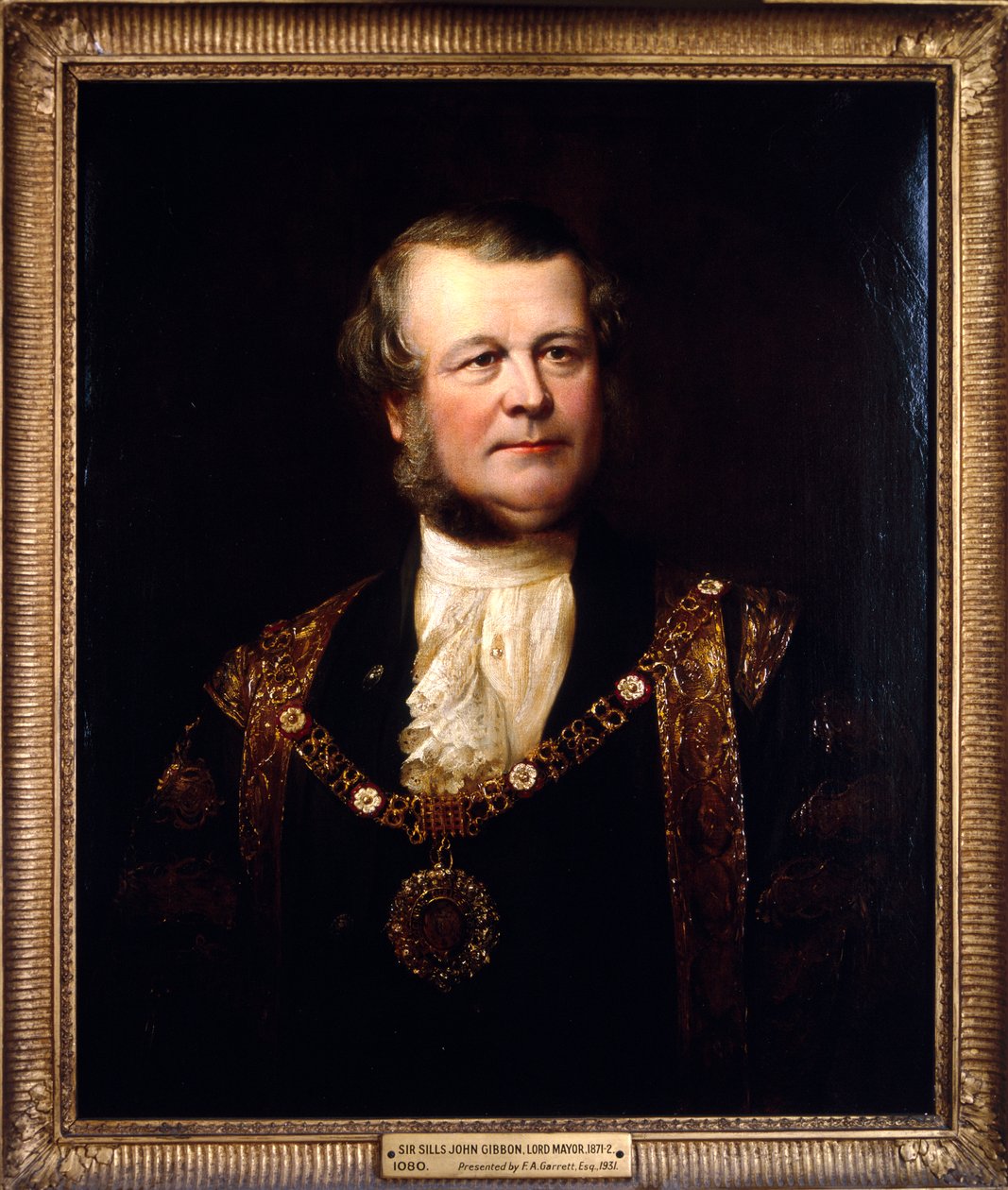 Sir Sills John Gibbons, Lord Mayor 1871 von John Edgar Williams