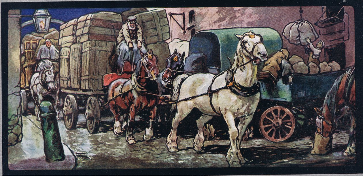 Arbeitspferde, Illustration aus 