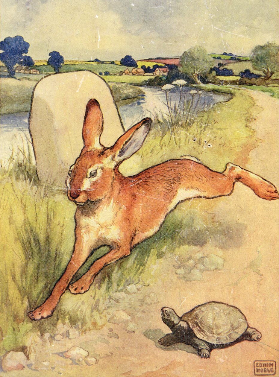 Die Schildkröte und der Hase aus 