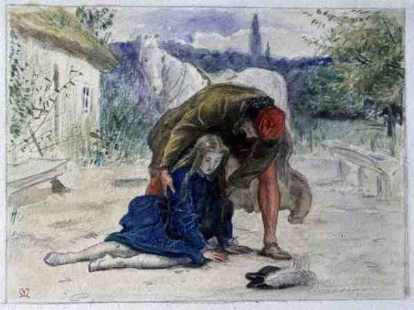 Illustration aus dem Gedicht 
